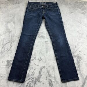 J Brand Jeans Womens Size 25 Low Rise 29" Skinny Dark Wash Y2K Chic Ankle Denim‎